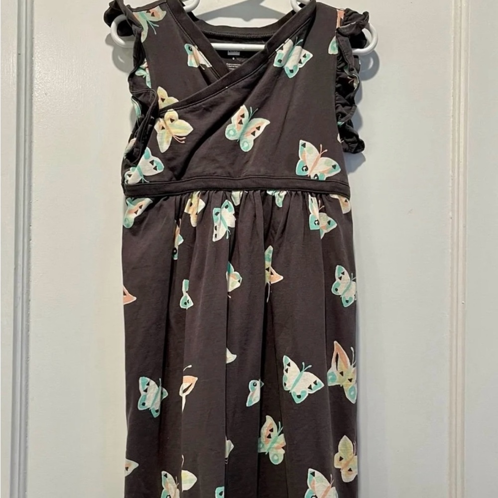 Tea Collection Charming Butterfly Print Kids Dress